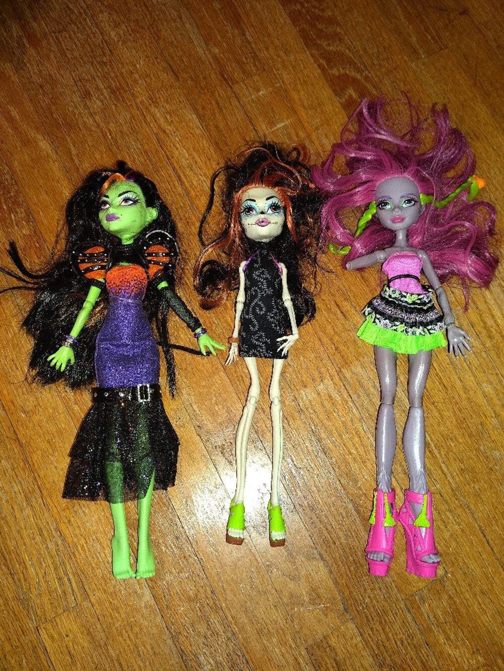 Monster High Dolls Lot Of 3 G1